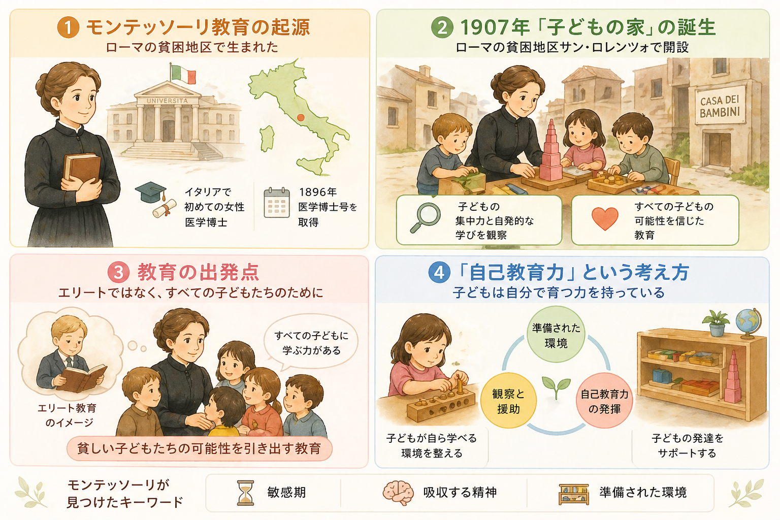 モンテッソーリの起源